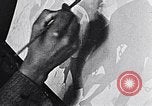 Image of Painter Aaron Douglas New York City USA, 1937, second 38 stock footage video 65675032305