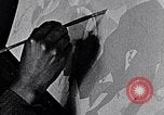 Image of Painter Aaron Douglas New York City USA, 1937, second 46 stock footage video 65675032305