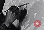 Image of Painter Aaron Douglas New York City USA, 1937, second 47 stock footage video 65675032305