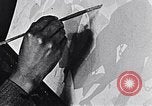 Image of Painter Aaron Douglas New York City USA, 1937, second 48 stock footage video 65675032305