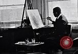 Image of Painter Aaron Douglas New York City USA, 1937, second 53 stock footage video 65675032305