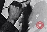 Image of Painter Aaron Douglas New York City USA, 1937, second 58 stock footage video 65675032305