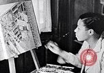 Standbild Lois Mailou Jones Malerin New York City USA, 1937, aus Sekunde 6 historischem Filmmaterial Videoclip 65675032309
