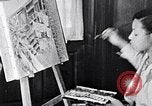 Standbild Lois Mailou Jones Malerin New York City USA, 1937, aus Sekunde 14 historischem Filmmaterial Videoclip 65675032309