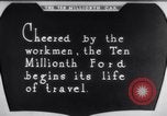Image of ten millionth Model T Ford Highland Park Michigan USA, 1924, second 42 stock footage video 65675032318