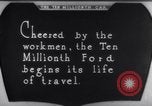 Image of ten millionth Model T Ford Highland Park Michigan USA, 1924, second 43 stock footage video 65675032318