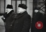Image of Romanian delegation in Moscow Moscow Russia Soviet Union, 1948, second 55 stock footage video 65675032337