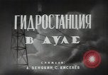 Standbild Bau des Wasserkraftwerks Aoul in Dagestan Aoul Dagestan Russland, 1948, aus Sekunde 3 historischem Filmmaterial Videoclip 65675032340