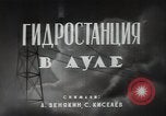 Standbild Bau des Wasserkraftwerks Aoul in Dagestan Aoul Dagestan Russland, 1948, aus Sekunde 5 historischem Filmmaterial Videoclip 65675032340