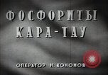 Standbild Bergbau von Phosphor Düngemittelherstellung Kasachstan, 1947, aus Sekunde 3 historischem Filmmaterial Videoclip 65675032353