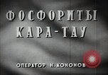 Standbild Bergbau von Phosphor Düngemittelherstellung Kasachstan, 1947, aus Sekunde 4 historischem Filmmaterial Videoclip 65675032353