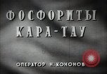Standbild Bergbau von Phosphor Düngemittelherstellung Kasachstan, 1947, aus Sekunde 5 historischem Filmmaterial Videoclip 65675032353