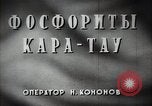 Standbild Bergbau von Phosphor Düngemittelherstellung Kasachstan, 1947, aus Sekunde 6 historischem Filmmaterial Videoclip 65675032353