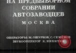 Standbild pre-Wahl sammeln Moskau Russland Sowjetunion, 1947, aus Sekunde 18 historischem Filmmaterial Videoclip 65675032356