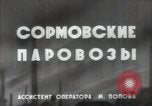 Image of Soromov Locomotive factory Moscow Russia Soviet Union, 1947, second 3 stock footage video 65675032358