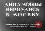 Standbild Dynamo Sports Club Athleten Moskau Russland Sowjetunion, 1947, aus Sekunde 3 historischem Filmmaterial Videoclip 65675032360