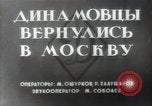 Standbild Dynamo Sports Club Athleten Moskau Russland Sowjetunion, 1947, aus Sekunde 4 historischem Filmmaterial Videoclip 65675032360