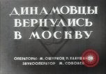Standbild Dynamo Sports Club Athleten Moskau Russland Sowjetunion, 1947, aus Sekunde 5 historischem Filmmaterial Videoclip 65675032360