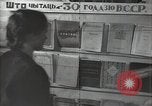 Standbild Öffentliche Bibliothek in der Sowjetunion Sowjetunion, 1948, aus Sekunde 15 historischem Filmmaterial Videoclip 65675032363