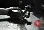 Standbild Interieur eines Motorrads Anlage Russland Sowjetunion, 1949, aus Sekunde 22 historischem Filmmaterial Videoclip 65675032369