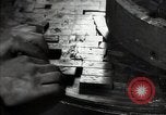 Standbild Interieur eines Motorrads Anlage Russland Sowjetunion, 1949, aus Sekunde 53 historischem Filmmaterial Videoclip 65675032369