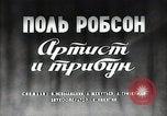 Image Paul Robeson divertissant Moscou Russie Union Soviétique, 1949, de la seconde 6 séquences d'archives historiques vidéo 65675032371