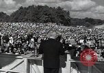 Standbild Harry S Truman an der Wake Forest College Spatenstich Winston-Salem North Carolina USA, 1951, aus Sekunde 12 historischem Filmmaterial Videoclip 65675032376