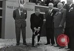 Standbild Harry S Truman an der Wake Forest College Spatenstich Winston-Salem North Carolina USA, 1951, aus Sekunde 24 historischem Filmmaterial Videoclip 65675032376