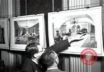 Image Dessins et peintures de chambres de la Maison Blanche United States USA, 1940, de la seconde 35 séquences d'archives historiques vidéo 65675032382