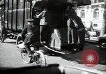 Image of Sanitation trucks and workers Paris France, 1953, second 23 stock footage video 65675032388