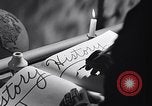 Image of large volume titled history on desk United States USA, 1951, second 24 stock footage video 65675032397