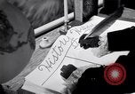 Image of large volume titled history on desk United States USA, 1951, second 39 stock footage video 65675032397