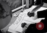 Image of large volume titled history on desk United States USA, 1951, second 40 stock footage video 65675032397
