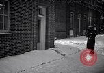 Image of Policeman checking building security United States USA, 1951, second 19 stock footage video 65675032416
