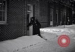 Image of Policeman checking building security United States USA, 1951, second 22 stock footage video 65675032416