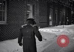 Image of Policeman checking building security United States USA, 1951, second 40 stock footage video 65675032416