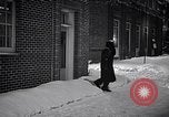 Image of Policeman checking building security United States USA, 1951, second 49 stock footage video 65675032416