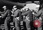 Image of pre-flight inspection of Convair B-36 and crew Fort Worth Texas USA, 1951, second 12 stock footage video 65675032420