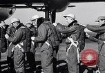 Image of pre-flight inspection of Convair B-36 and crew Fort Worth Texas USA, 1951, second 18 stock footage video 65675032420