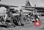 Image of pre-flight inspection of Convair B-36 and crew Fort Worth Texas USA, 1951, second 36 stock footage video 65675032420