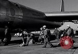 Image of pre-flight inspection of Convair B-36 and crew Fort Worth Texas USA, 1951, second 38 stock footage video 65675032420