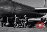 Image of pre-flight inspection of Convair B-36 and crew Fort Worth Texas USA, 1951, second 41 stock footage video 65675032420