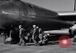 Image of pre-flight inspection of Convair B-36 and crew Fort Worth Texas USA, 1951, second 42 stock footage video 65675032420