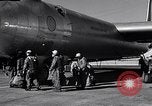 Image of pre-flight inspection of Convair B-36 and crew Fort Worth Texas USA, 1951, second 43 stock footage video 65675032420