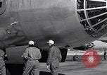Image of pre-flight inspection of Convair B-36 and crew Fort Worth Texas USA, 1951, second 49 stock footage video 65675032420