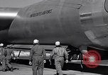 Image of pre-flight inspection of Convair B-36 and crew Fort Worth Texas USA, 1951, second 54 stock footage video 65675032420