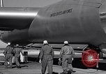 Image of pre-flight inspection of Convair B-36 and crew Fort Worth Texas USA, 1951, second 55 stock footage video 65675032420