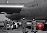 Image of pre-flight inspection of Convair B-36 and crew Fort Worth Texas USA, 1951, second 56 stock footage video 65675032420