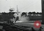 Standbild A-4 Rakete Peenemunde Rocket Center Ostvorpommern Deutschland, 1942, aus Sekunde 3 historischem Filmmaterial Videoclip 65675032506