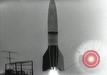 Standbild A-4 Rakete Peenemunde Rocket Center Ostvorpommern Deutschland, 1942, aus Sekunde 15 historischem Filmmaterial Videoclip 65675032509
